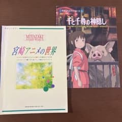 Studio Ghibli Miyazaki Anime World Spirited Away Easy Piano Score Sheet Music Set