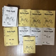 SAPIX4年算数 デイリーサピックス1年分春期夏期冬期講習セット