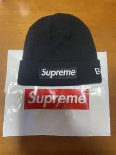 Supreme New Era ビーニー ブラックのサムネイル