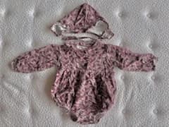 ロンパース　帽子セット　80cmのサムネイル