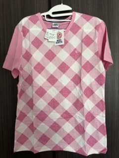 MIKE KURTIS メンズ Tシャツ ピンク チェック柄 Lのサムネイル