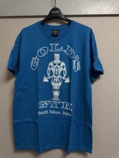 GOLD'S GYM ネームドロップTシャツ サウス東京 ブルー Lサイズのサムネイル