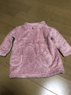 ユニクロ  90サイズ  ワンピース  ボア地  美品ですのサムネイル