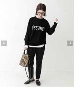 完売 Spick and Span ESSENCEロゴニット ブラック 未開封のサムネイル