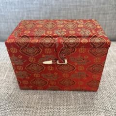 【錦箱】（きんばこ ）和物小物入れ　工芸品・印鑑・翡翠・書画・古美術品入れのサムネイル