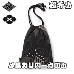 ブラック　GAKKIN BUDSPOOL 三艶蝶 DRAWSTRING BAG ブラック GAKKIN BUDSPOOL 三艶蝶 DRAWSTRING BAG - メルカリ