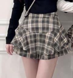 GRL チェック柄フリルキュロットのサムネイル