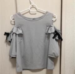 GRL 肩あきリボンフリルトップスのサムネイル
