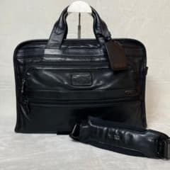 TUMI トゥミ 96101DH ビジネスバッグ 本革 レザー 2way 黒 - メルカリ