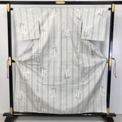 本場大島紬 白大島 縦縞に水玉模様 竹 しつけ糸 KK-1908 - メルカリ