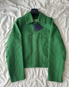 新品未使用/定価約38万円】ルイヴィトンデニムジャケット グリーン M 