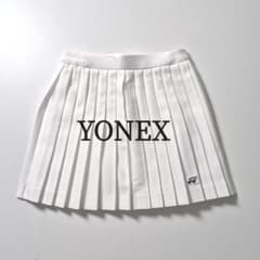 極美品 YONEX 旧ロゴ 日本製 プリーツスカート スコート 白 - メルカリ