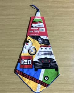 トミカ　ループ付きタオル　お名前ラベル付きのサムネイル