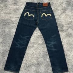 EVISU エヴィス デニムパンツ 白カモメ 濃紺 W32 ヴィンテージ 00s