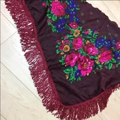 花柄ヒップスカーフ ベリーダンスのサムネイル