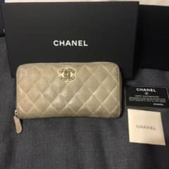CHANEL シャネル 長財布 ☆チェーンミーゴールド ラウンドファスナー☆のサムネイル