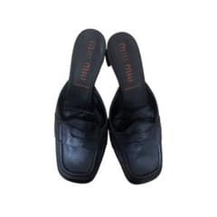 miumiu archive スクエアローファー miumiu ローファー ミュール スクエアトゥ 90s 00s - メルカリ