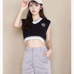 Darich ダーリッチ エンブレムVネックニットトップスのサムネイル