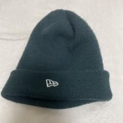 NEW ERA 折り返しニット　ダークグリーンのサムネイル