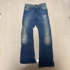 DIESEL デニムパンツ ストライプ切替のサムネイル