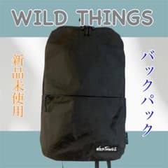 《新品未使用》WILD THINGS バックパック リュック黒　A4 14Lのサムネイル
