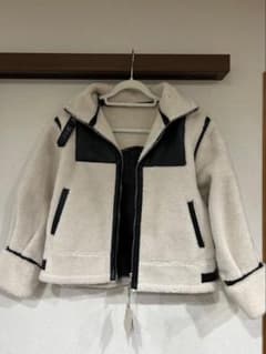 フリースレザーコンビジャケットのサムネイル