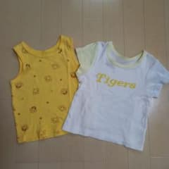 阪神タイガース　下着 100cm イエロー　2枚セットのサムネイル