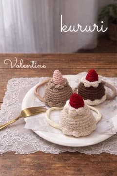 【m♡プロフ必読様】専用 バレンタイン カップケーキ帽子 ハーフバースデーのサムネイル