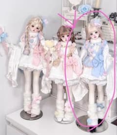 【未使用新品】1/4MSD対応サイズドール服　魔法少女風ドレスセットのサムネイル