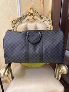 美品 ルイヴィトン キーポル55ダミエ ブラック ボストンバッグ keepall 美品 ルイヴィトン キーポル55ダミエ ブラック ボストンバッグ keepall