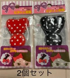 ピタッと前髪　2個セット　ドット柄　新品未開封　髪ピタのサムネイル
