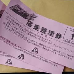 あーた様専用　富士急ハイランド　ドドンパ搭乗整理券3枚setのサムネイル