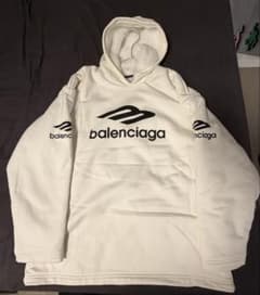 BALENCIAGA バレンシアガ スキーウェア パーカー ホワイト サイズ2 