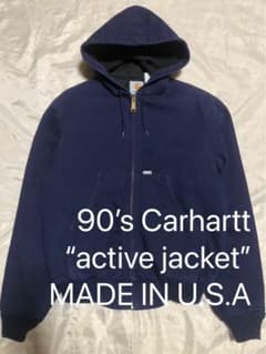 状態◎ 星タグ 90's USA製 Carhartt アクティブジャケット - メルカリ