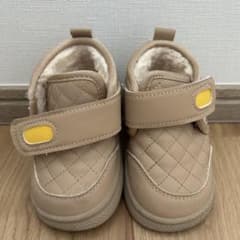 ベージュ キルティング ベビーブーツのサムネイル