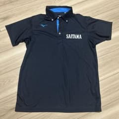 Thumbnail of MIZUNO ポロシャツ SAITAMA 国体 黒ブルー Lサイズ
