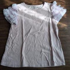 値下げ★anyFAM フリル袖 Tシャツ ライトピンク 150cmのサムネイル