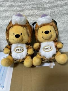 ディズニー　プーさん　ぬいぐるみバッジ　2点セットのサムネイル