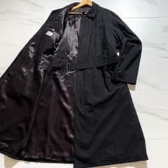 FGO アルマーニコレツィオーニ×ロロピアーナ ナイロントレンチコート 黒 Loro Piana Storm System✨ アルマーニ ロングコート 50 - メルカリ