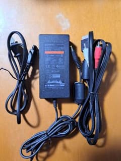 PS2プレステ2薄型用純正ACコード、三色コードのサムネイル
