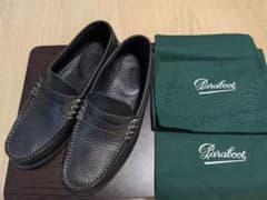 Paraboot CORAUX コロー 6.5 ブラック ローファー 袋付のサムネイル