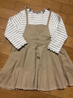 petit main サロペット風ワンピース 90cmのサムネイル