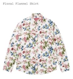 Supreme Floral Flannel Shirt White Mサイズ Supreme Floral Flannel Shirt White Mサイズ - メルカリ