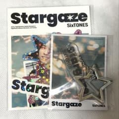 SixTONES特典Stargazeカラビナ チャーム セルフィーステッカーのサムネイル
