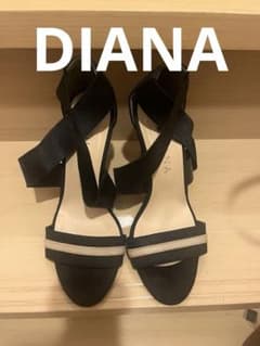 DIANA ブラック　美脚　サンダル　ハイヒール　キャバのサムネイル