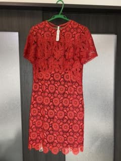 KAREN MILLEN ワンピース ドレス　赤　クリーニング済のサムネイル