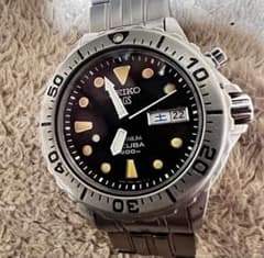 希少　ビンテージ品 スキューバダイバー　チタニウム トロピカルダイヤル 希少 ビンテージ品 スキューバダイバー チタニウム トロピカルダイヤル