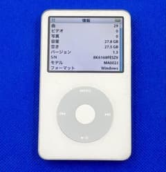 動作◯ Apple iPod Classic 30GB MA002J A1136 - メルカリ