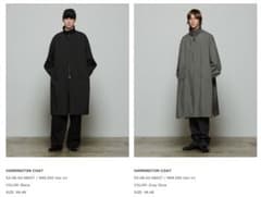 新品　THE RERACS 24SS エディション別注　ハリントンコート　48黒 新品 THE RERACS 24SS エディション別注 ハリントンコート 48黒