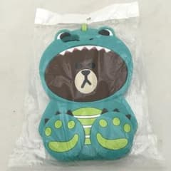 【新品】スマホケース/iphone6+/ラインフレンズ/ブラウン/恐竜/着ぐるみのサムネイル